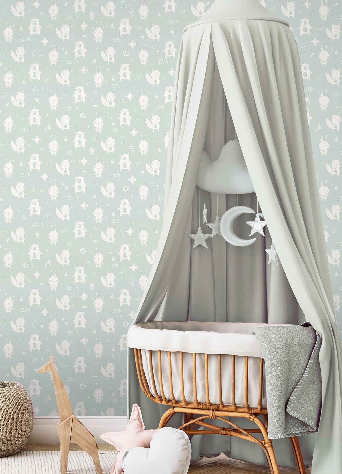 Bitsy Woodland Wallpaper