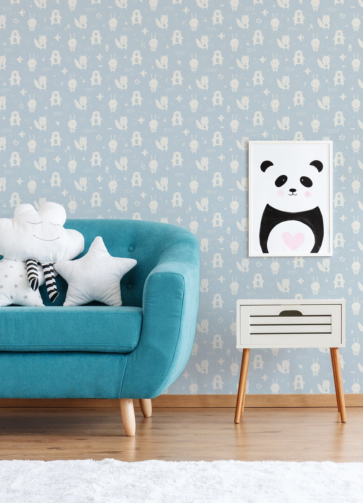 Bitsy Woodland Wallpaper