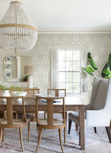 Load image into Gallery viewer, Helm Damask Floral Medallion Wallpaper
