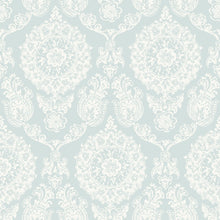 Load image into Gallery viewer, Helm Damask Floral Medallion Wallpaper