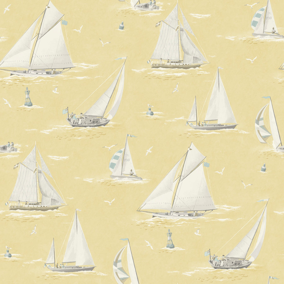 Leeward Sailboat Wallpaper