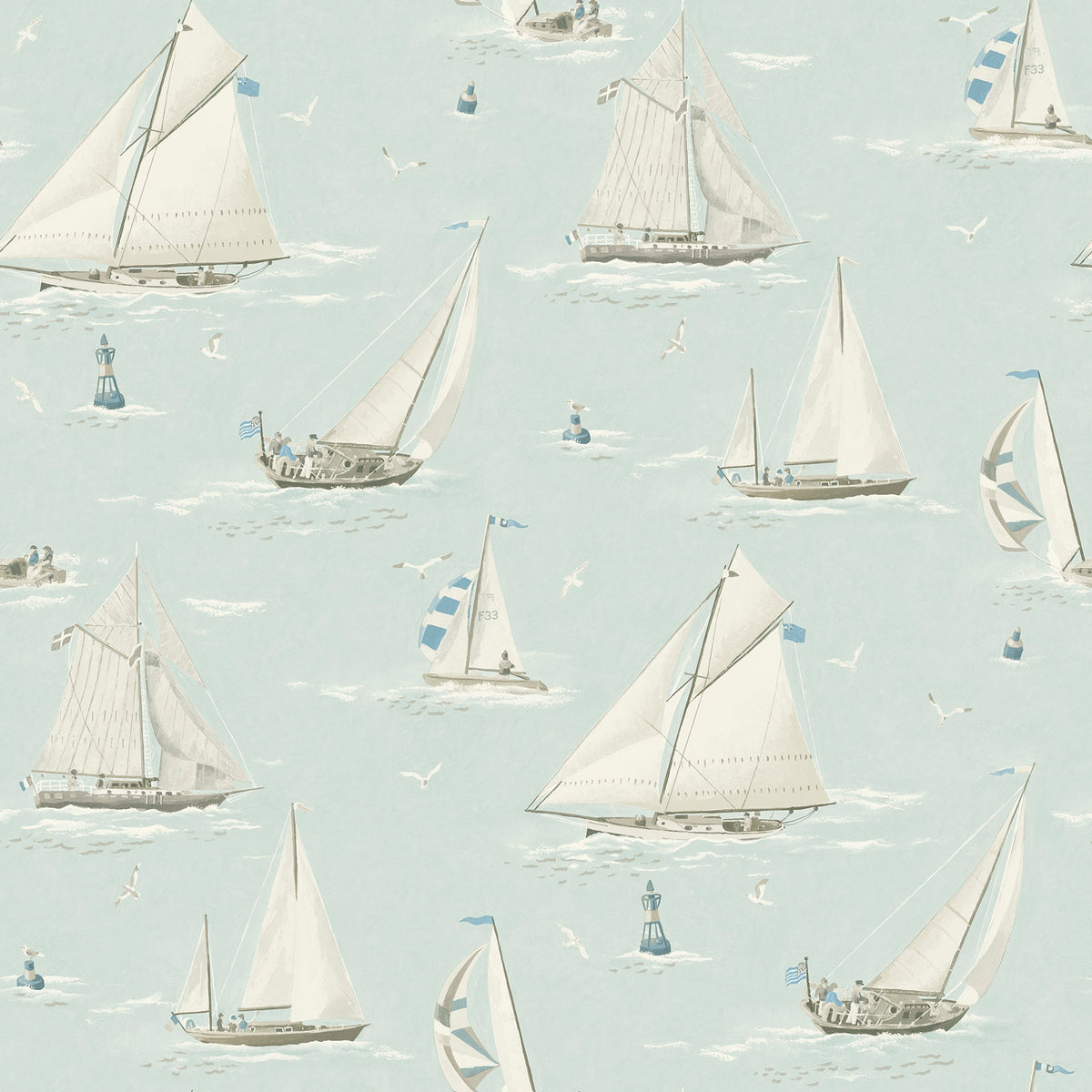 Leeward Sailboat Wallpaper