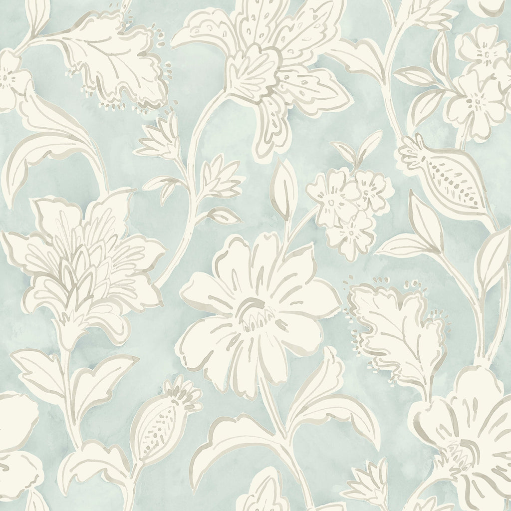 Plumeria Floral Trail Wallpaper
