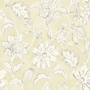 Plumeria Floral Trail Wallpaper