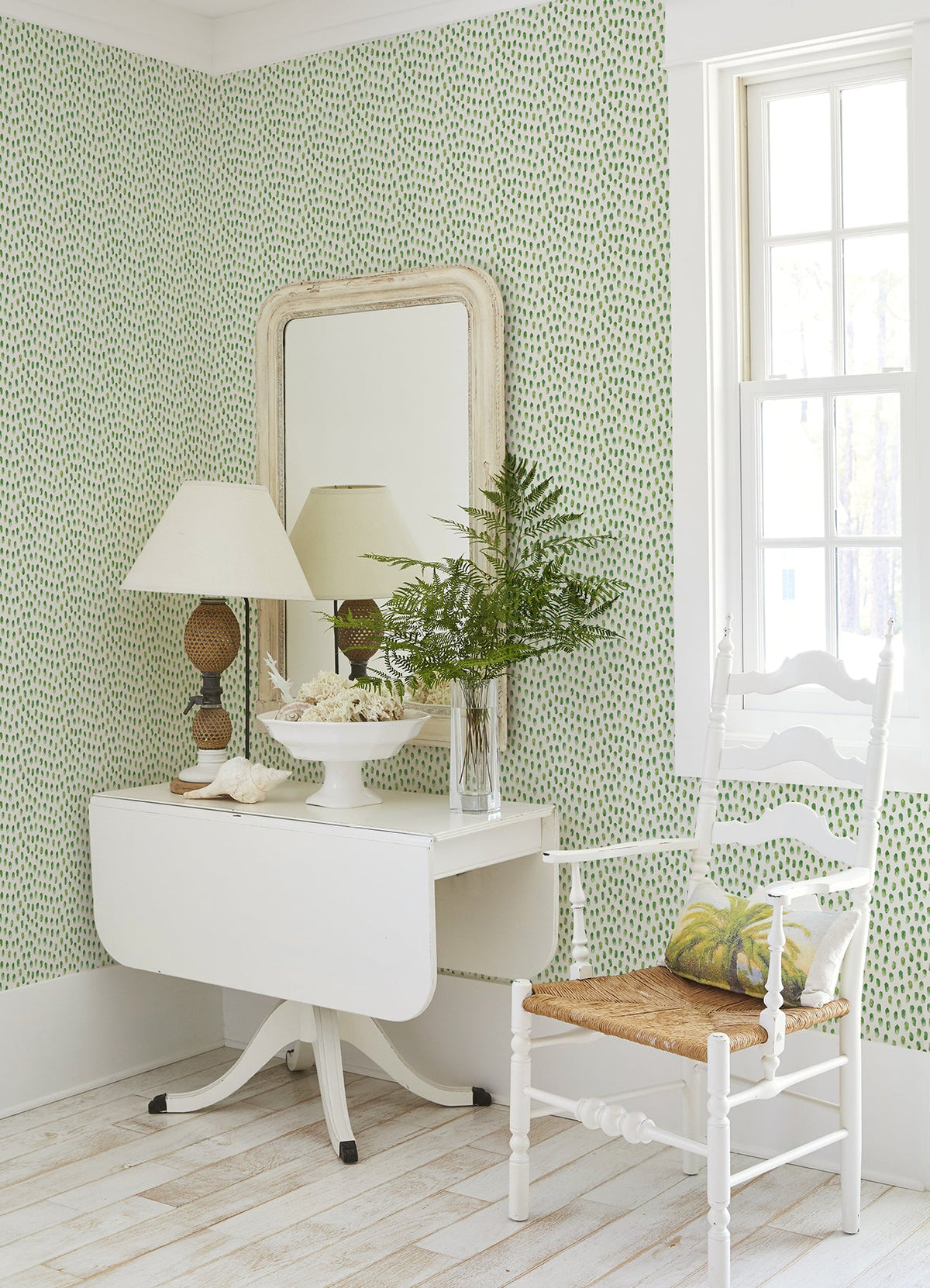 Sand Drips Painted Dots Wallpaper