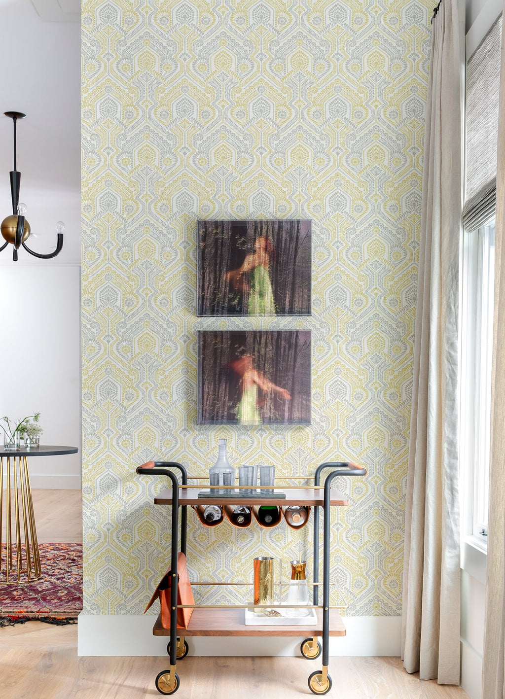 Fernback Ornate Botanical Wallpaper