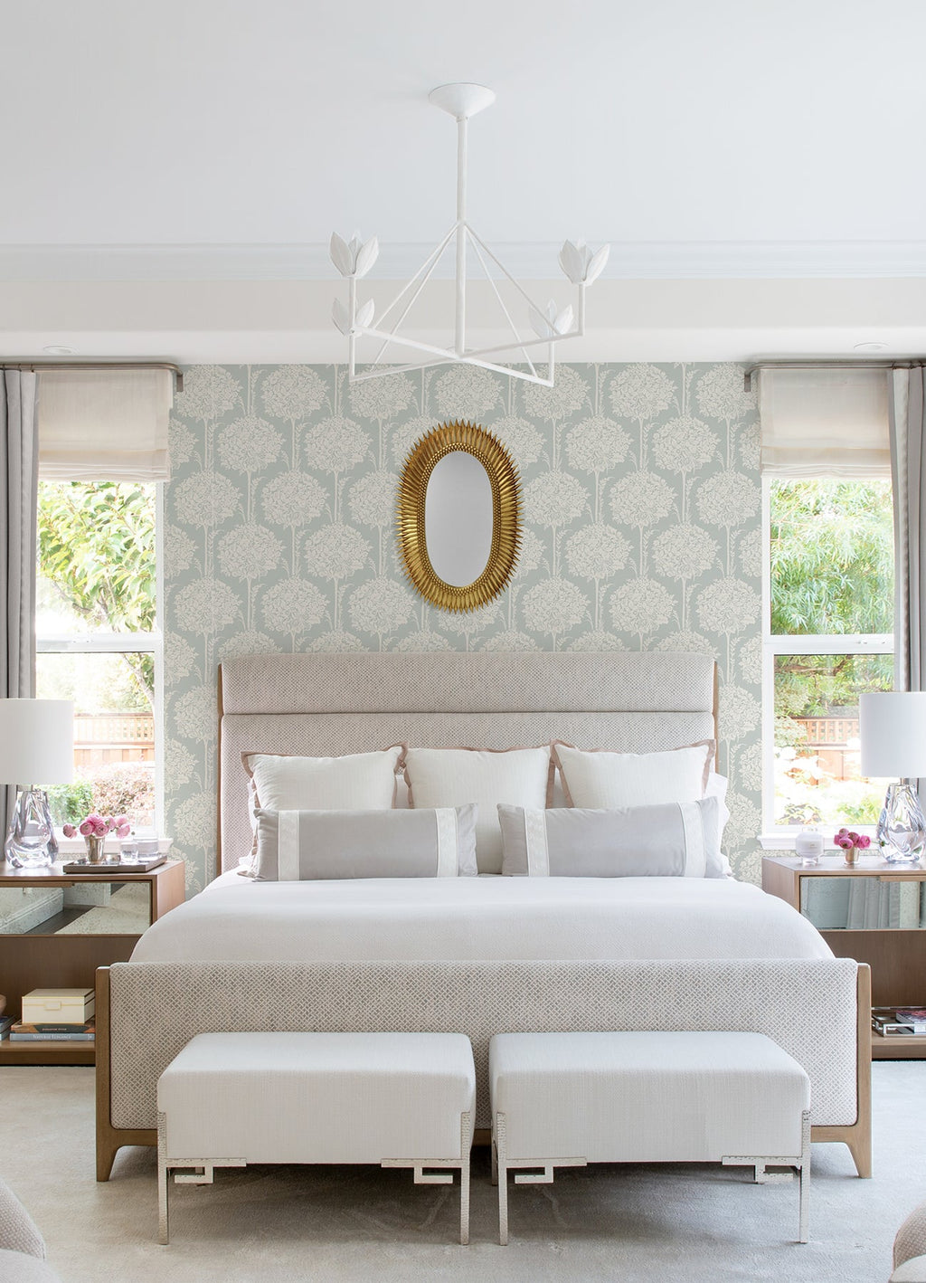 Zaria Topiary Wallpaper