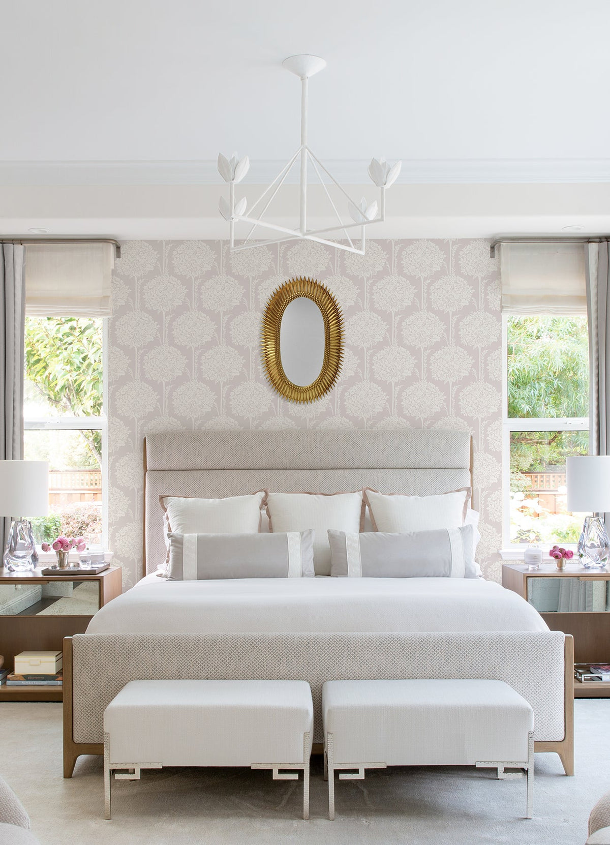 Zaria Topiary Wallpaper