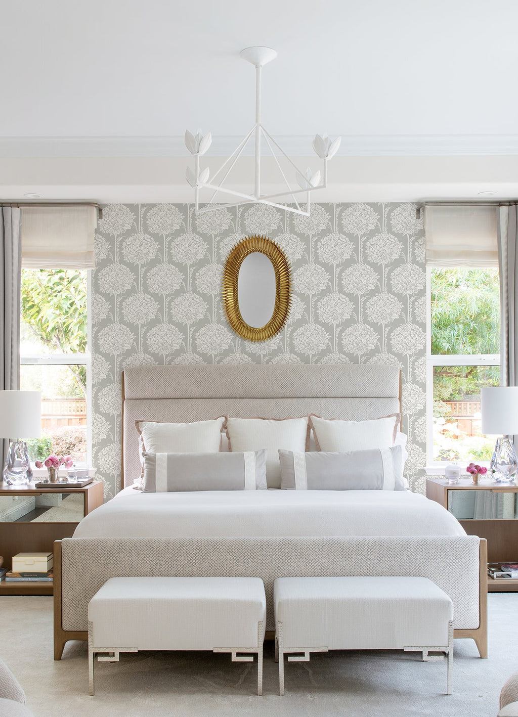 Zaria Topiary Wallpaper