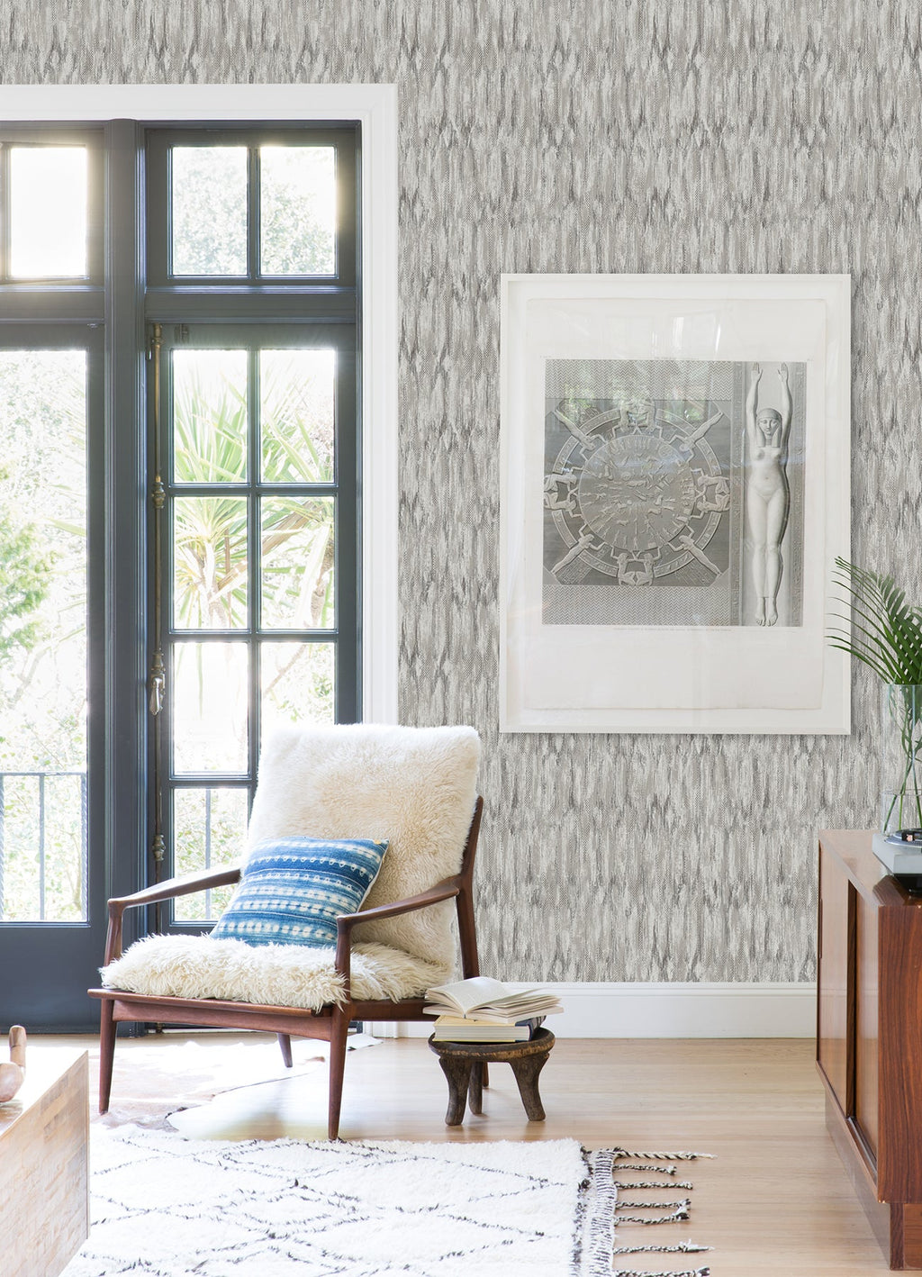 Kintana Abstract Trellis Wallpaper