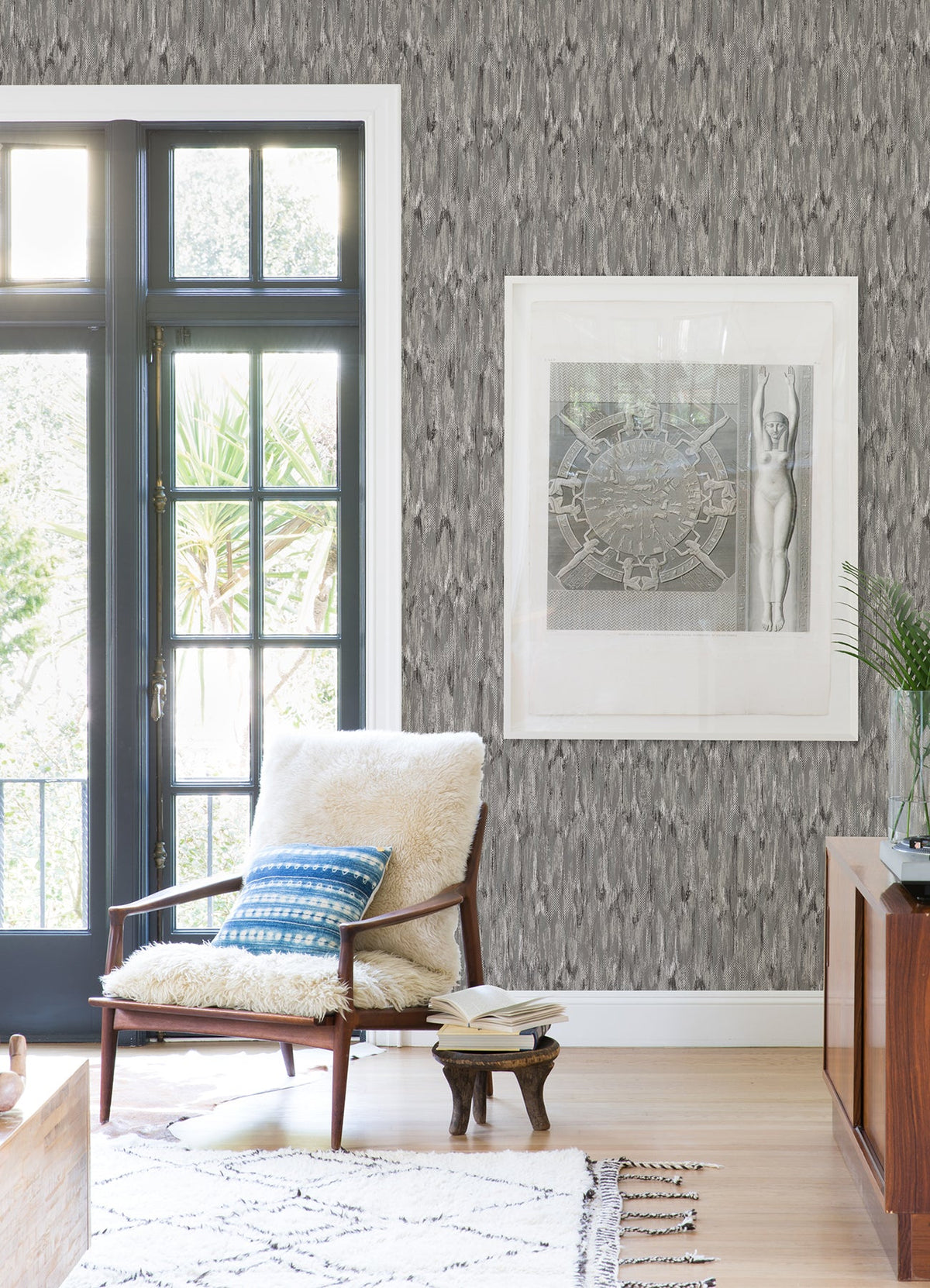 Kintana Abstract Trellis Wallpaper