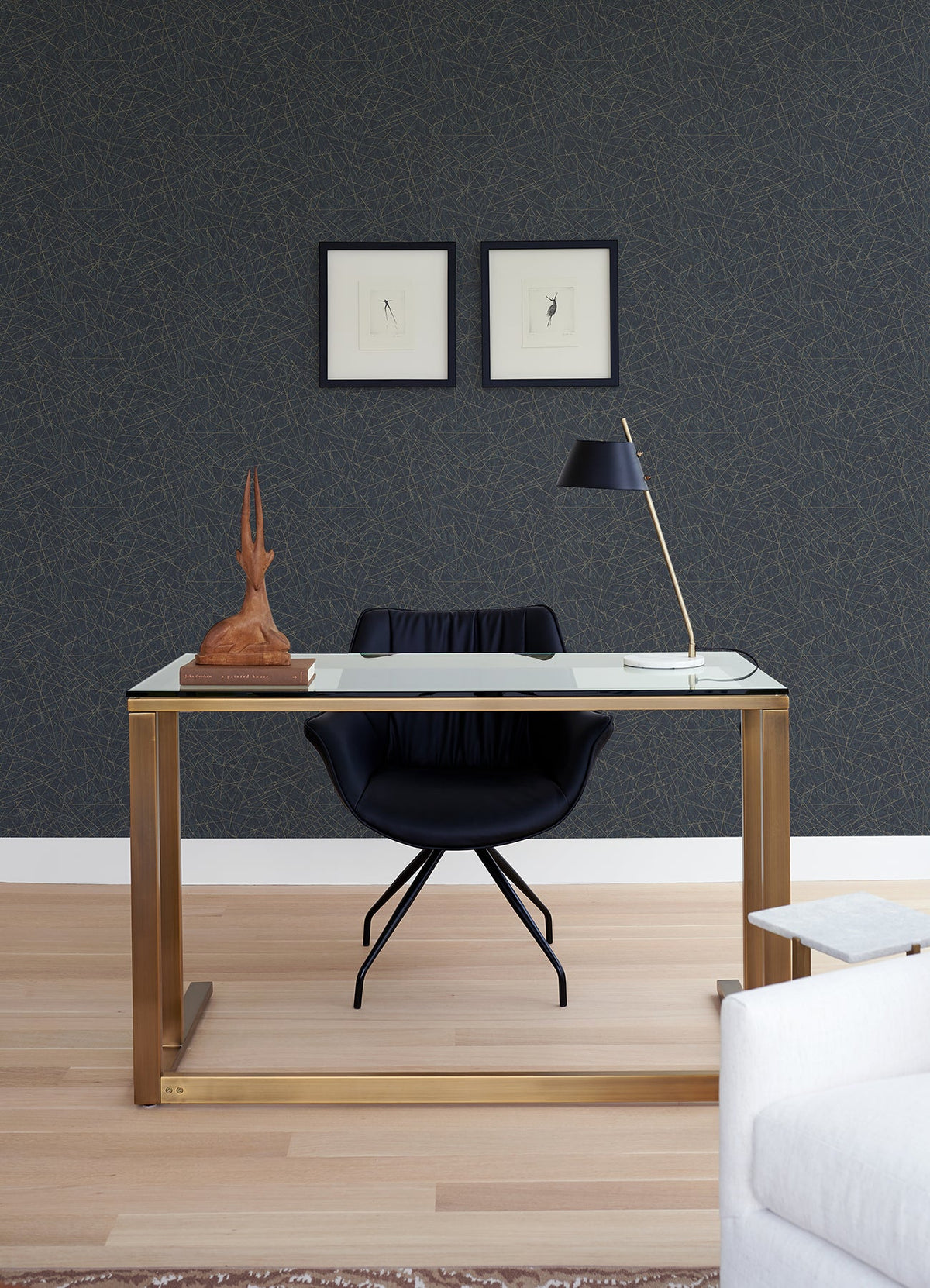 Bulan Abstract Lines Wallpaper