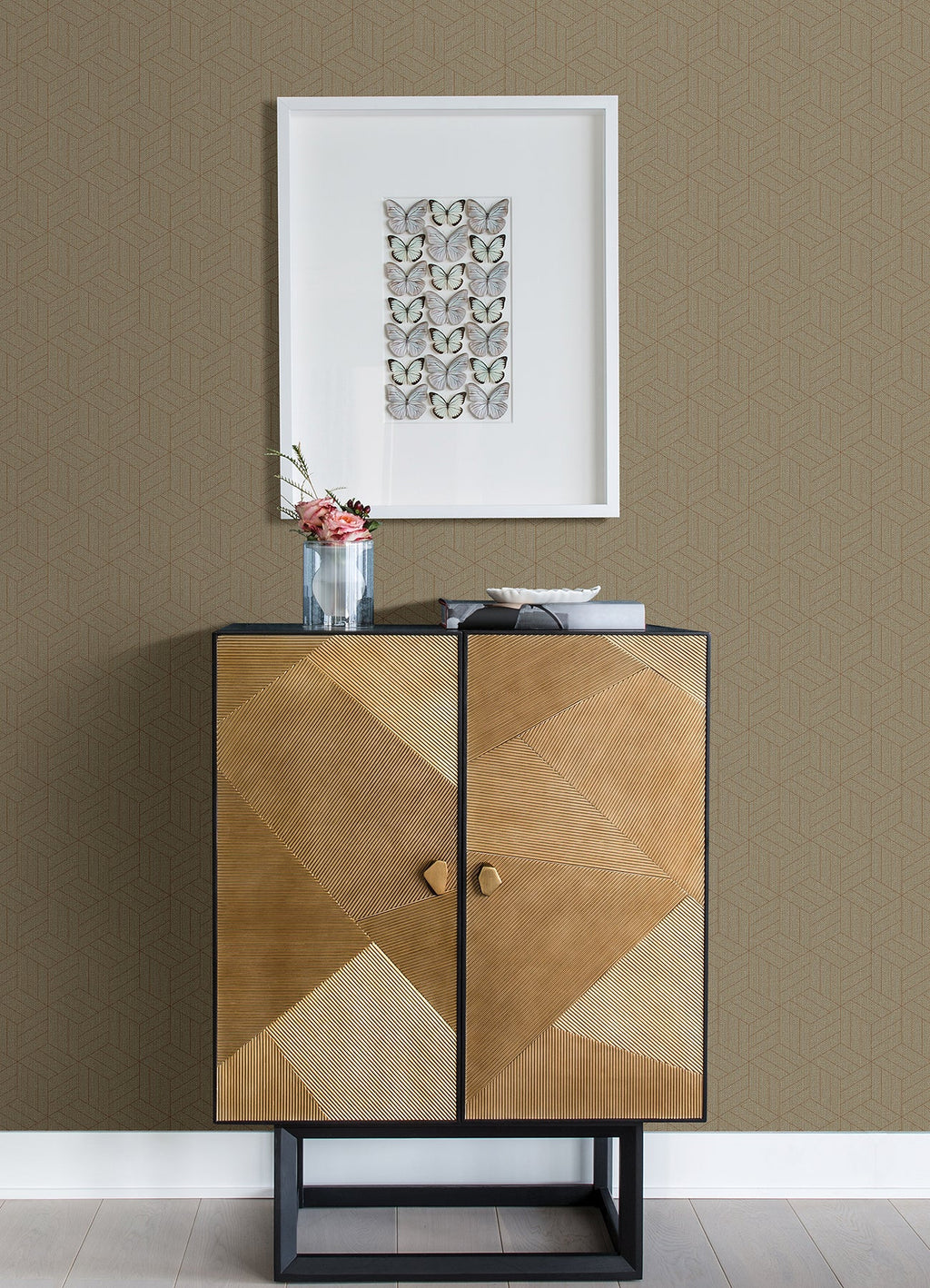 Izarra Geometric Block Wallpaper