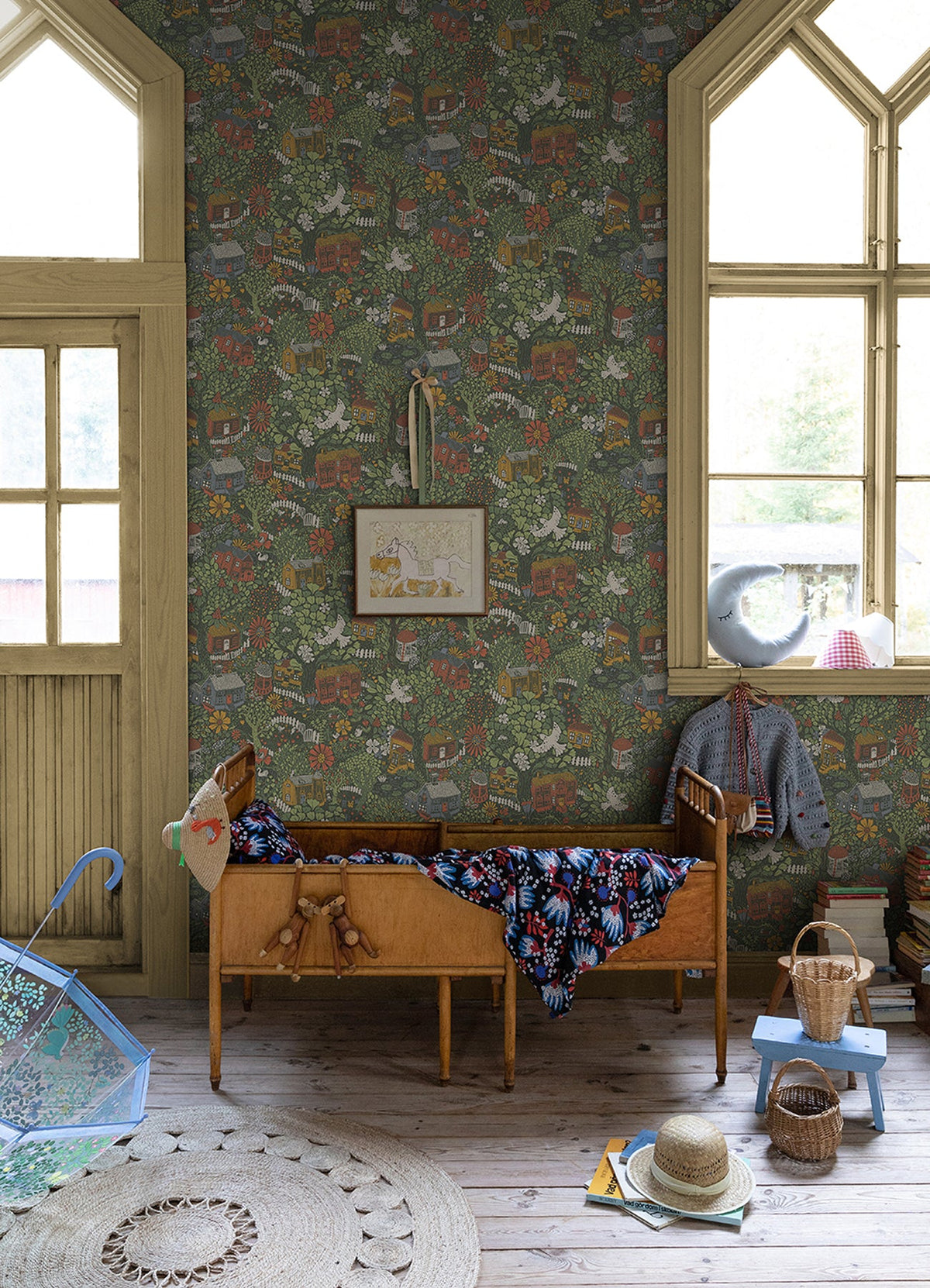 Bygga Bo Woodland Village Wallpaper