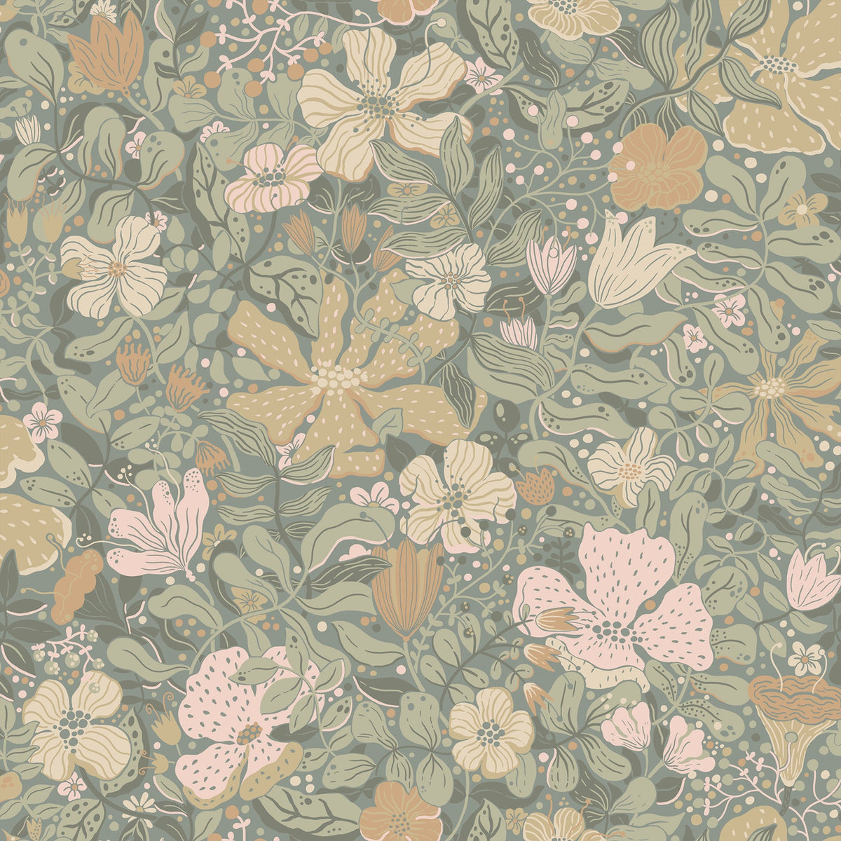 Scandinavian, Flowers, Botanical