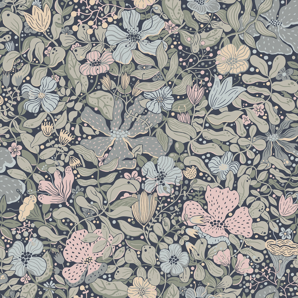 Scandinavian, Flowers, Botanical