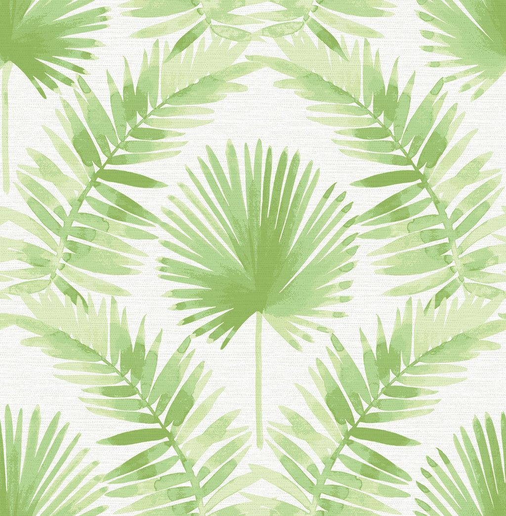 Calla Painted Palm Wallpaper