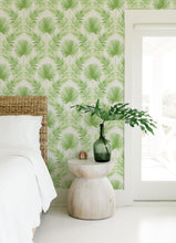 Load image into Gallery viewer, Calla Painted Palm Wallpaper