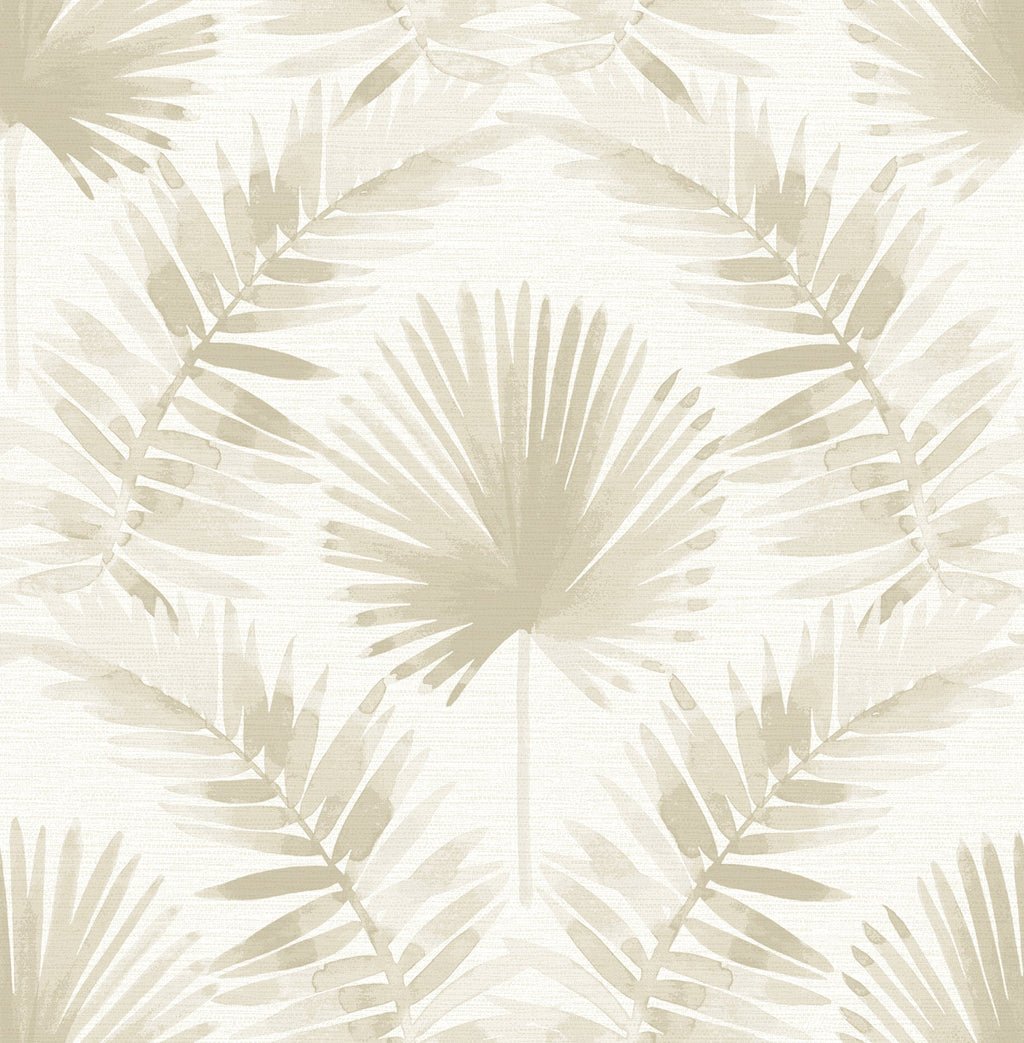 Calla Painted Palm Wallpaper