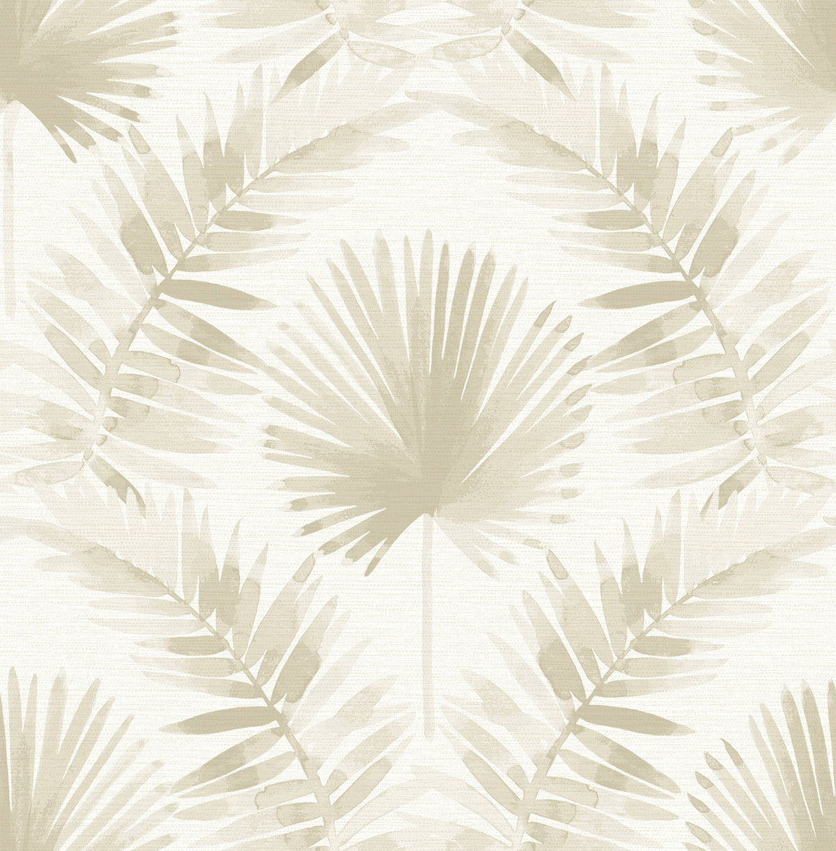 Calla Painted Palm Wallpaper