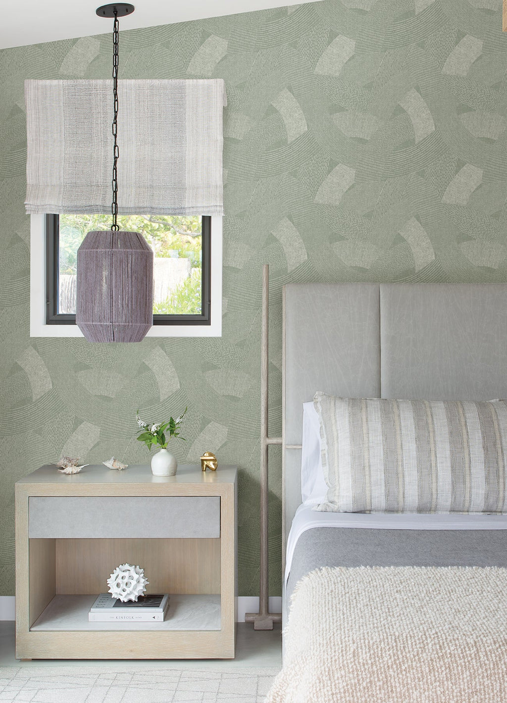 Tania Woven Abstract Wallpaper