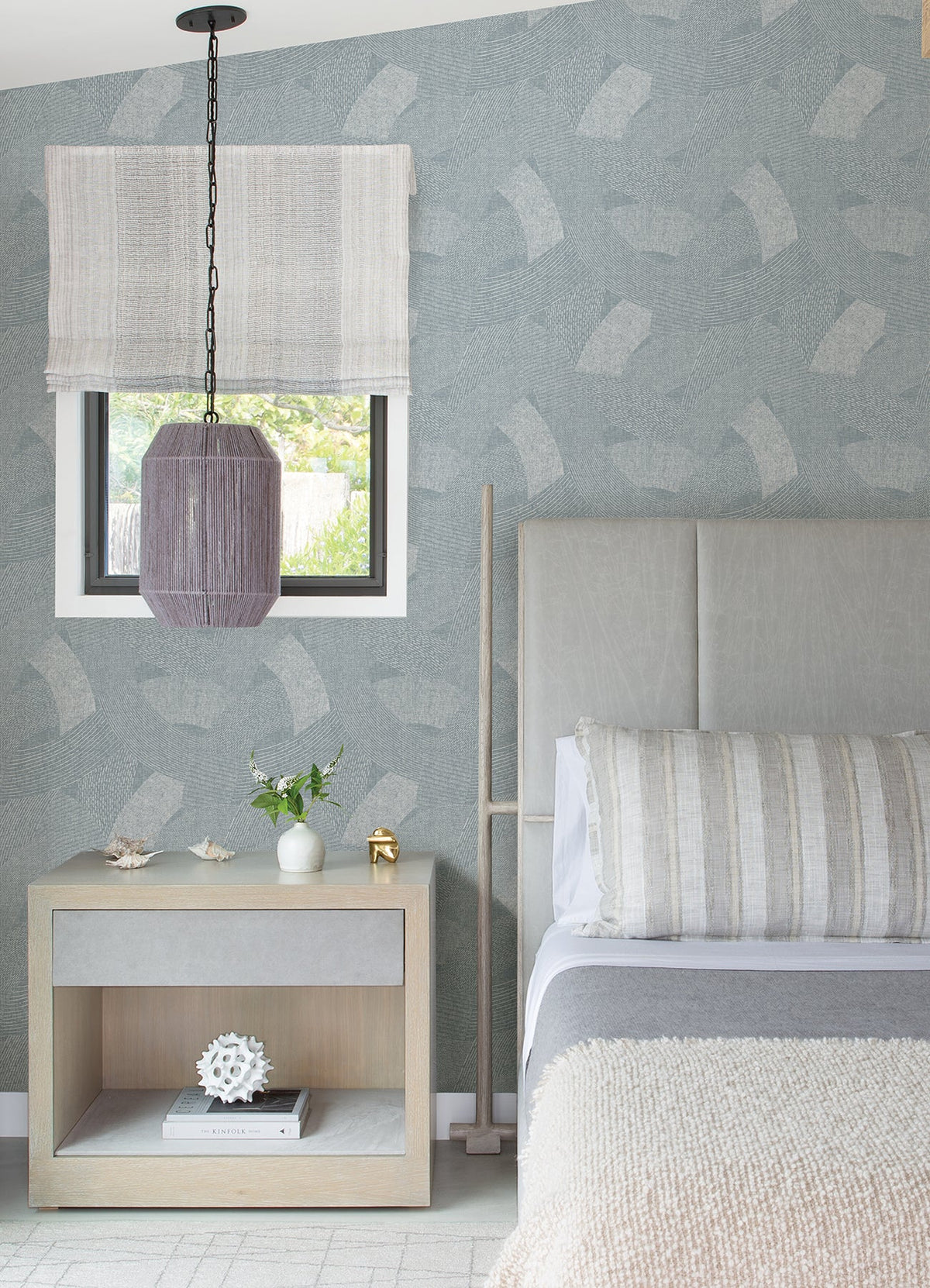 Tania Woven Abstract Wallpaper