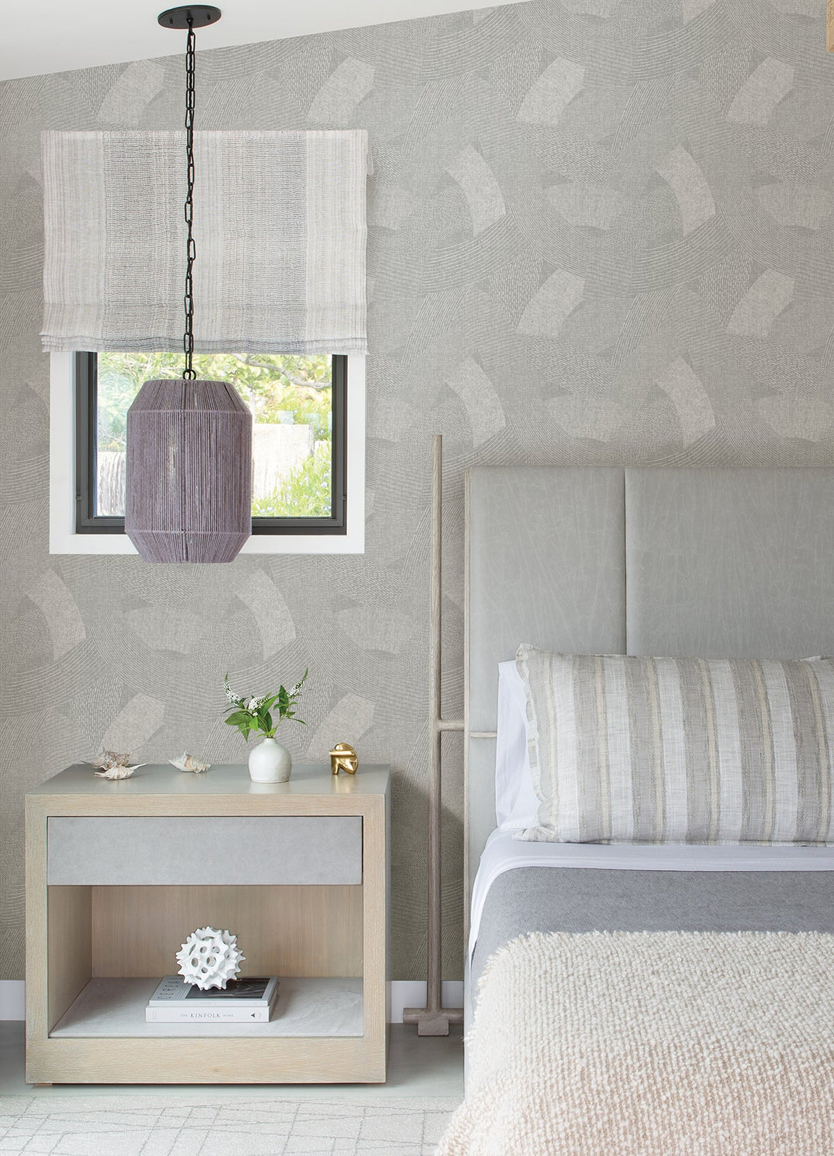 Tania Woven Abstract Wallpaper