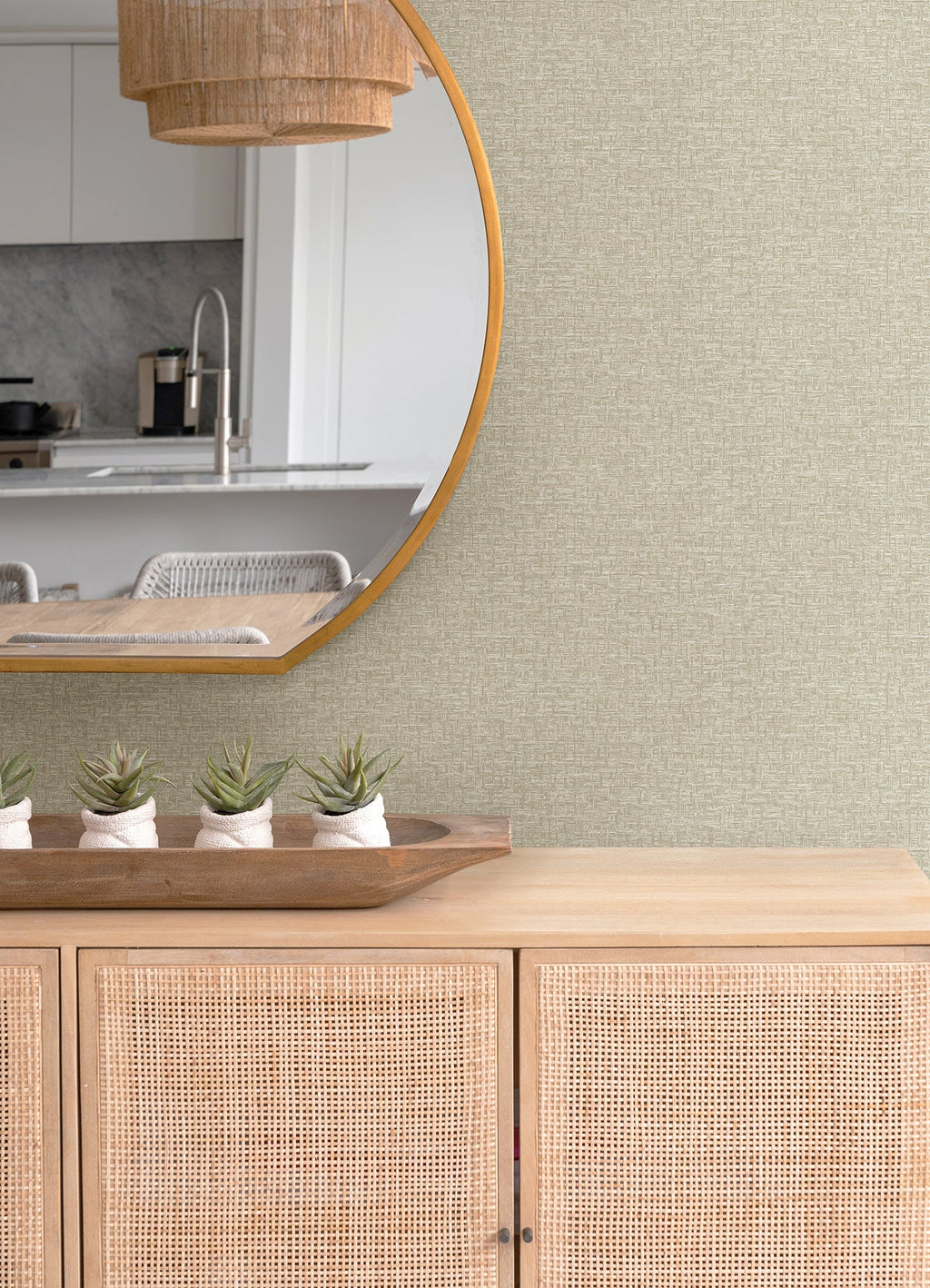 Minerva Texture Geometric Wallpaper