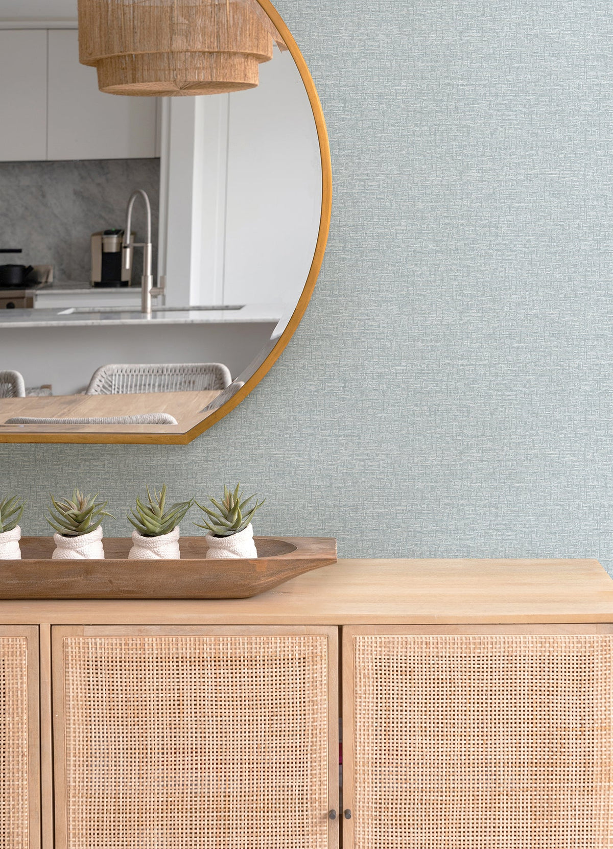 Minerva Texture Geometric Wallpaper