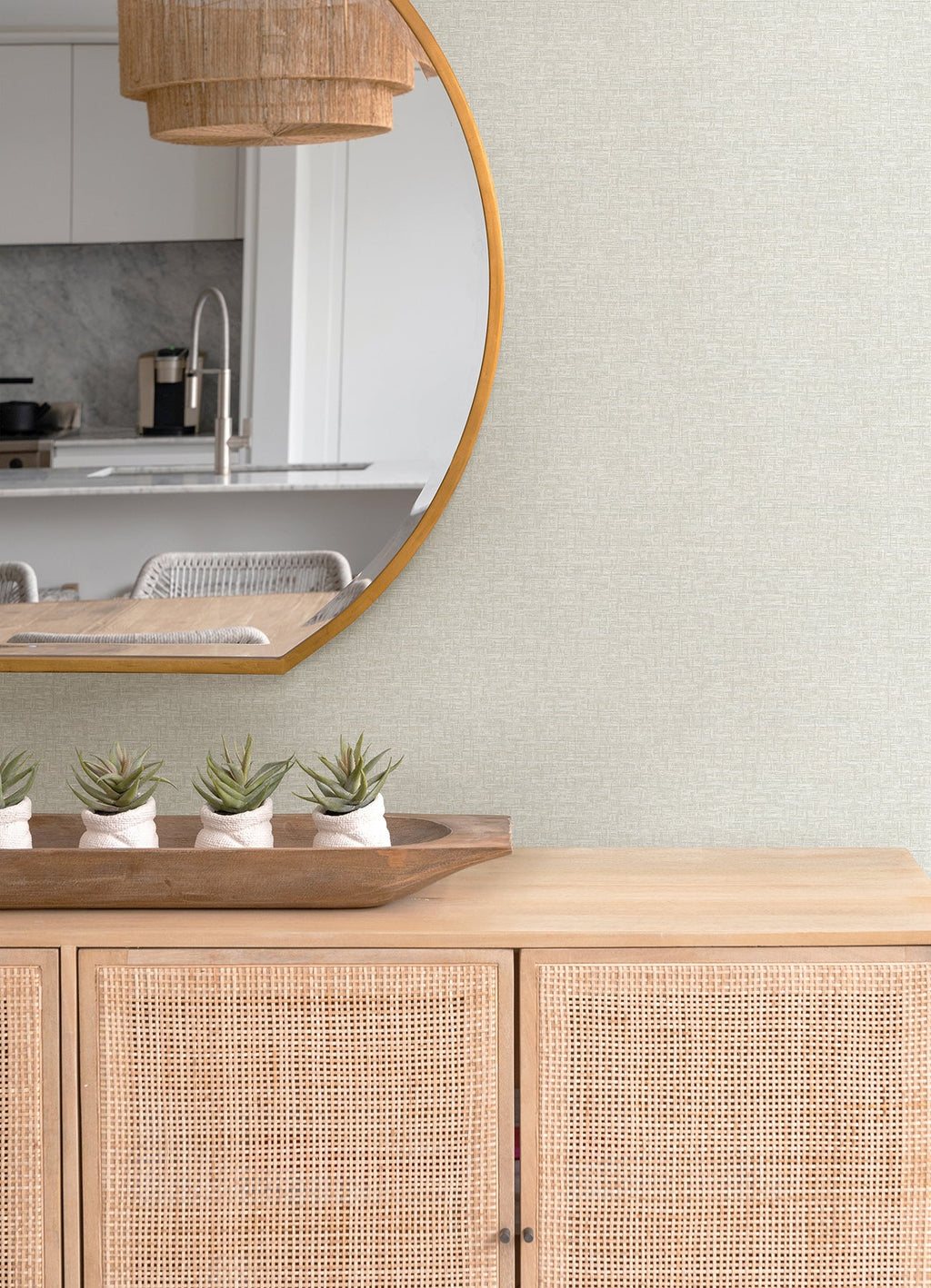 Minerva Texture Geometric Wallpaper