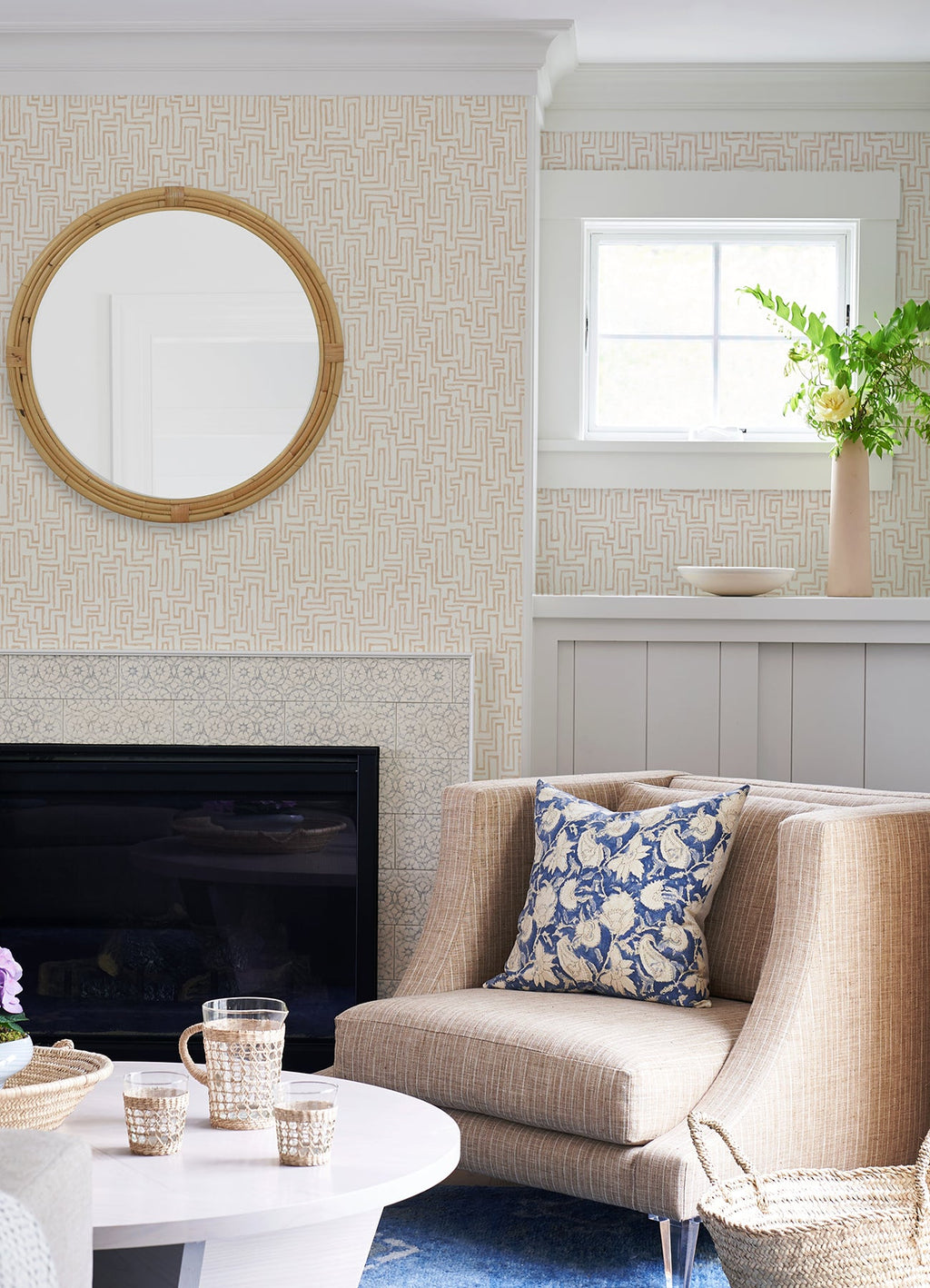 Ramble Geometric Wallpaper
