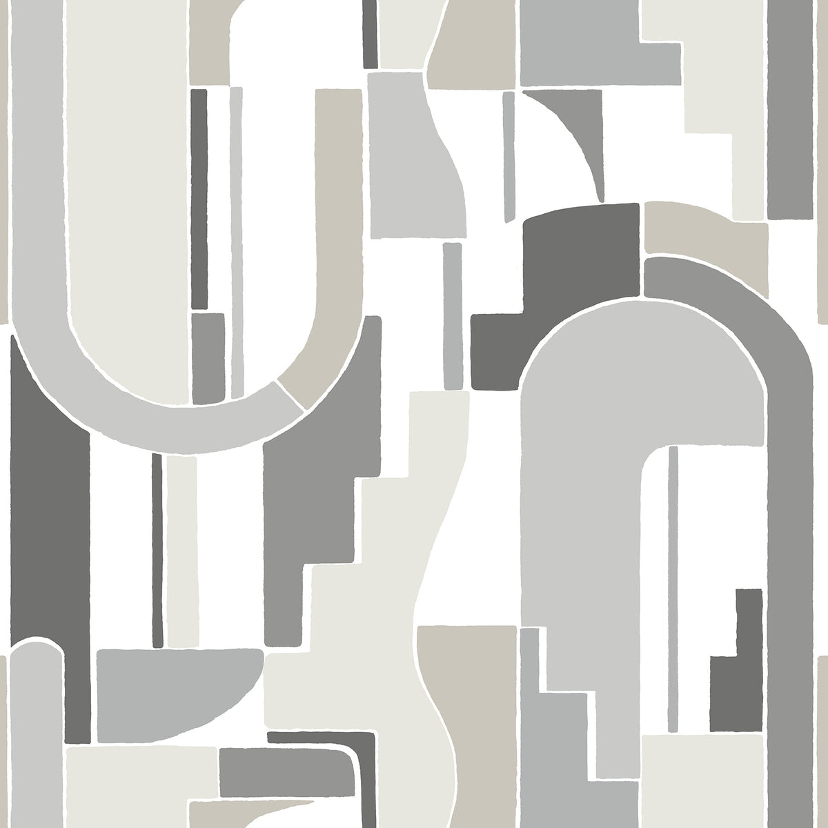 Odele Geometric Archways Wallpaper