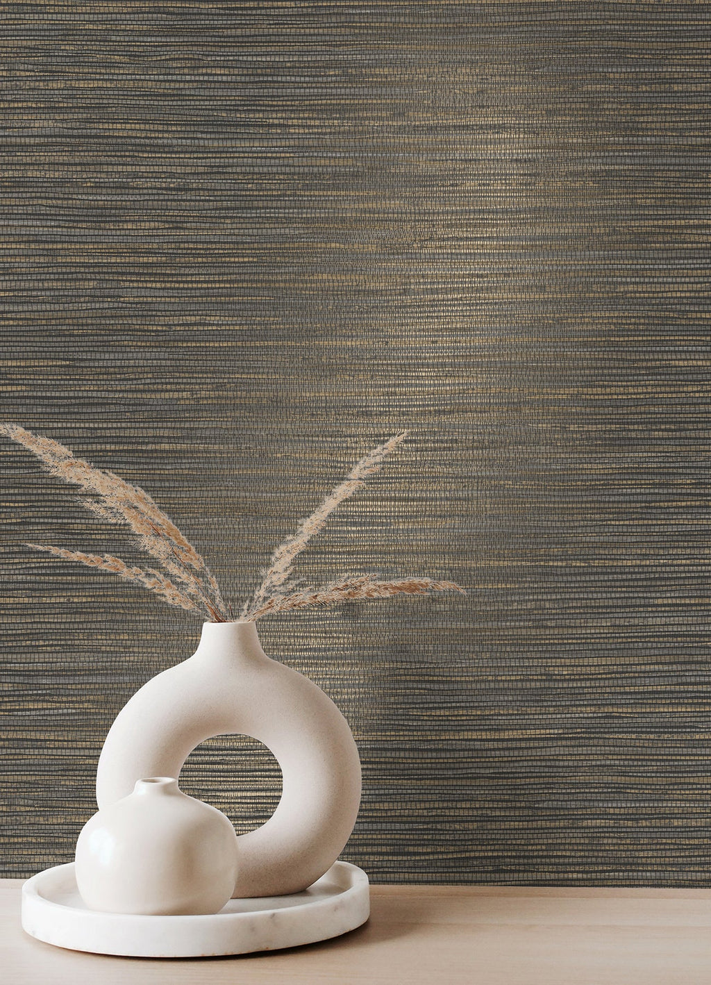 Alton Faux Grasscloth Wallpaper
