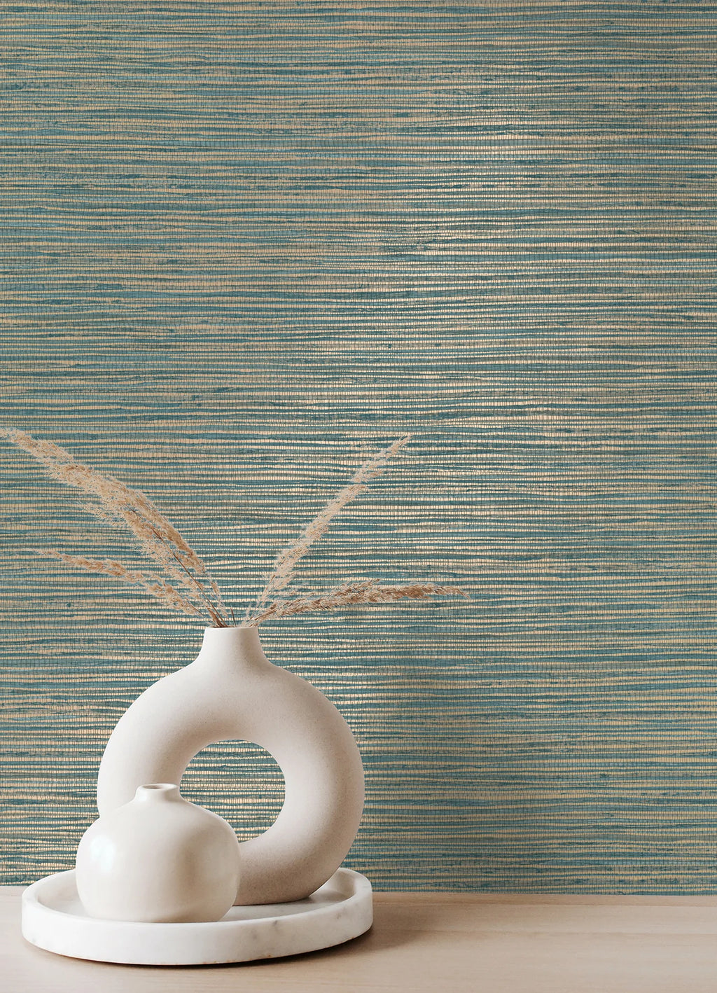 Alton Faux Grasscloth Wallpaper