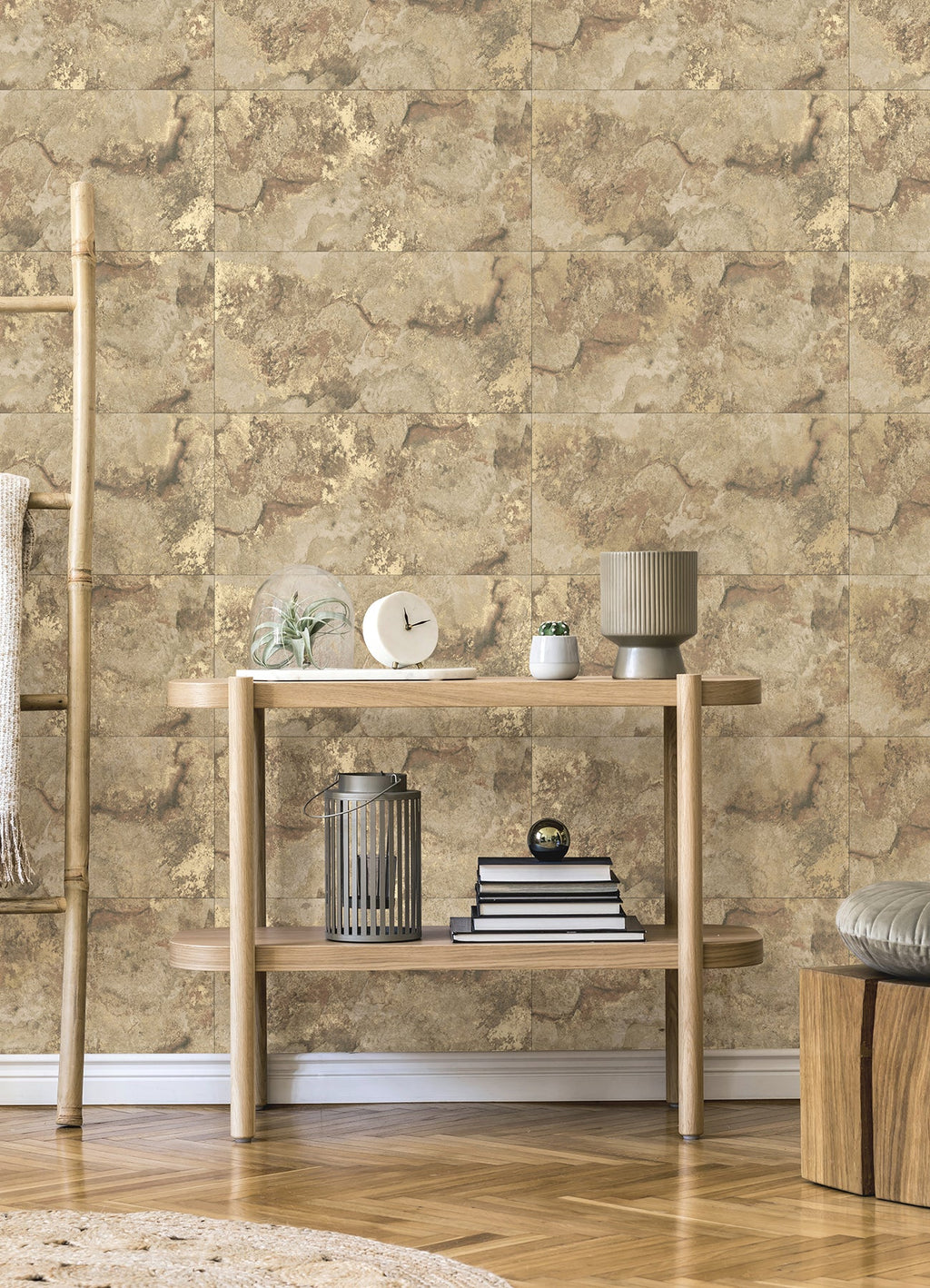 Aria Marbled Tile Wallpaper