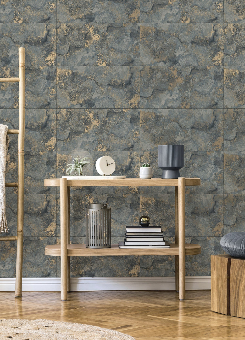 Aria Marbled Tile Wallpaper
