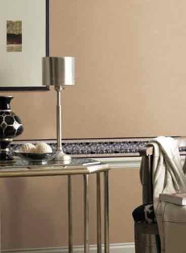 Graphic Leaves Stripe Wallpaper Border BG1684bd