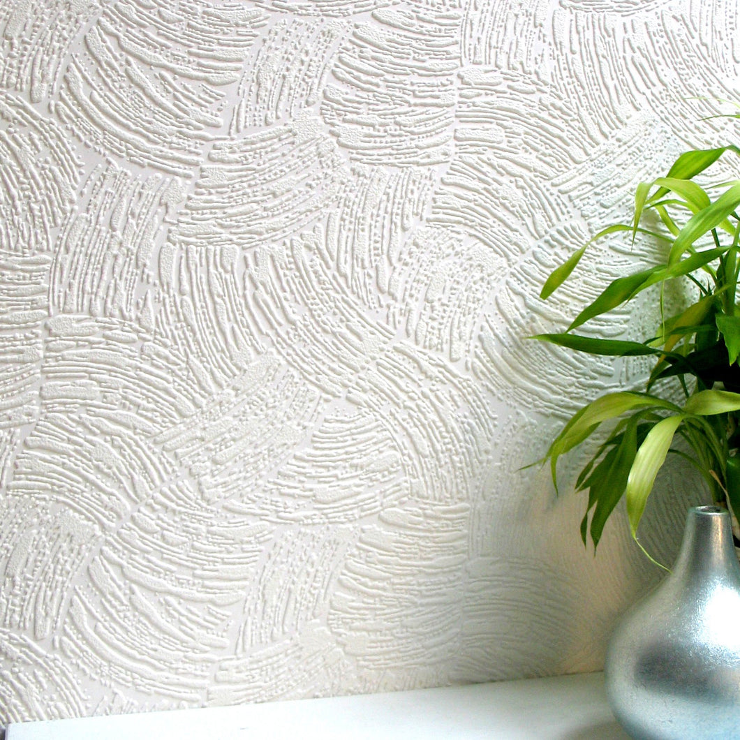 Anaglypta paintable wallpaper