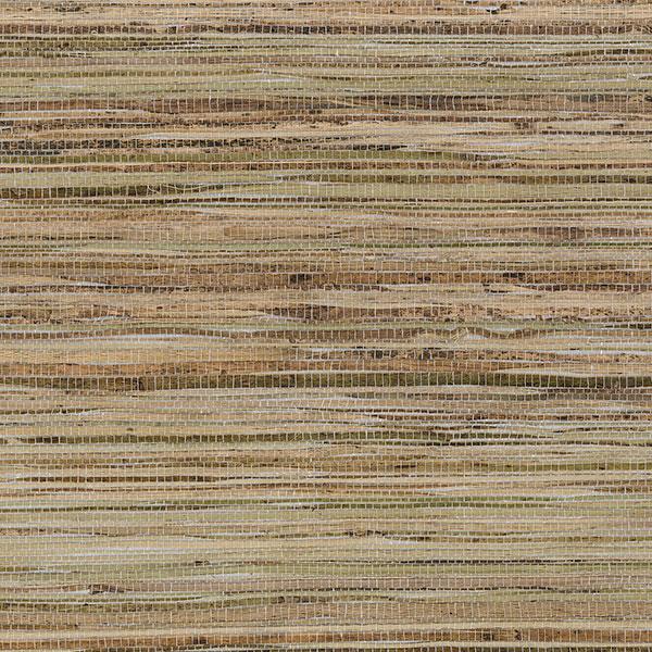 Fine Raw Jute with Silver Wallpaper