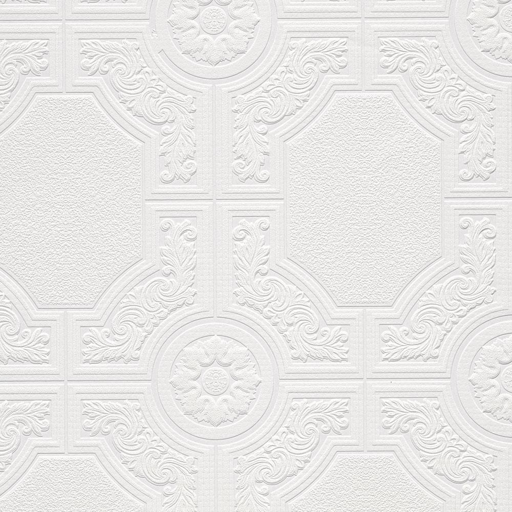 Architectural Panels Paintable Wallpaper