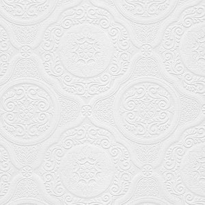 Jacobean Tile Paintable Wallpaper