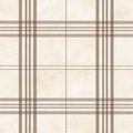 FK26928 cream and light brown plaid
