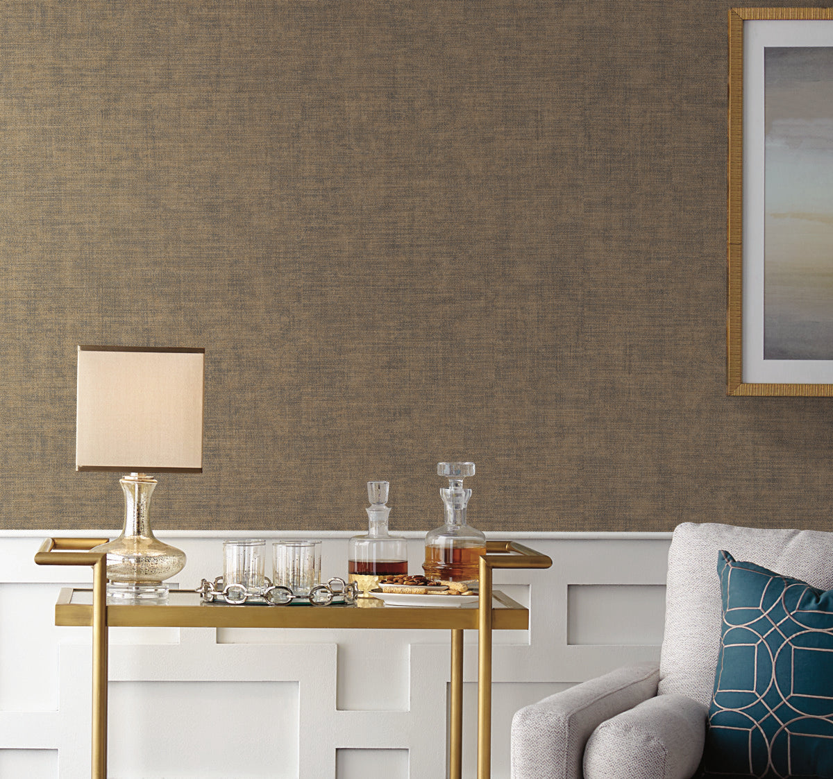 Tabby Weave Texture Wallpaper