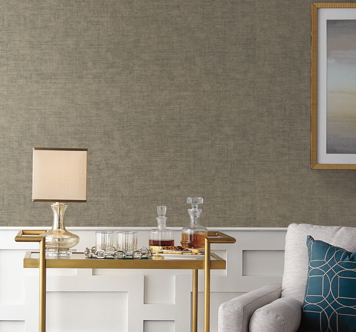 Tabby Weave Texture Wallpaper