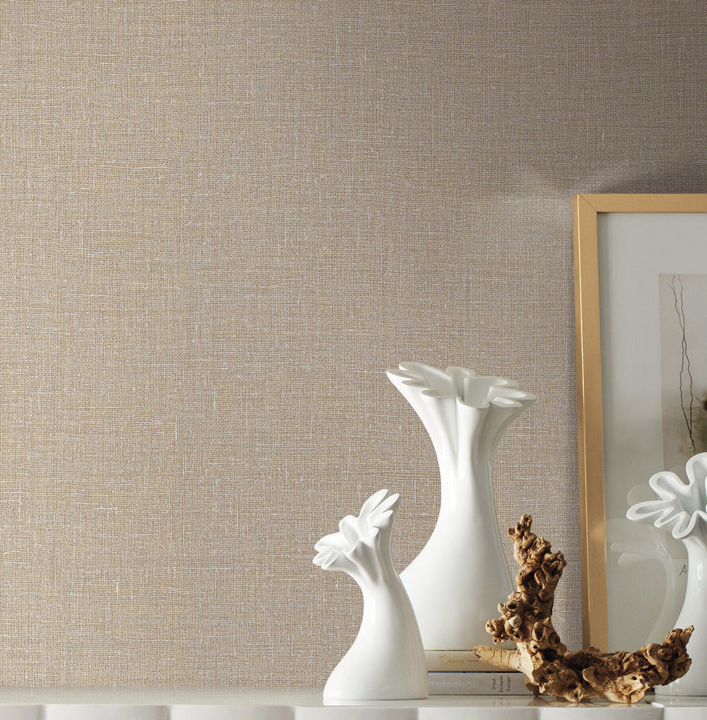 Gesso Weave Wallpaper