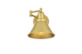 brass swing arm wall sconce