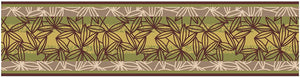 Graphic Leaves Stripe Wallpaper Border BG1684bd