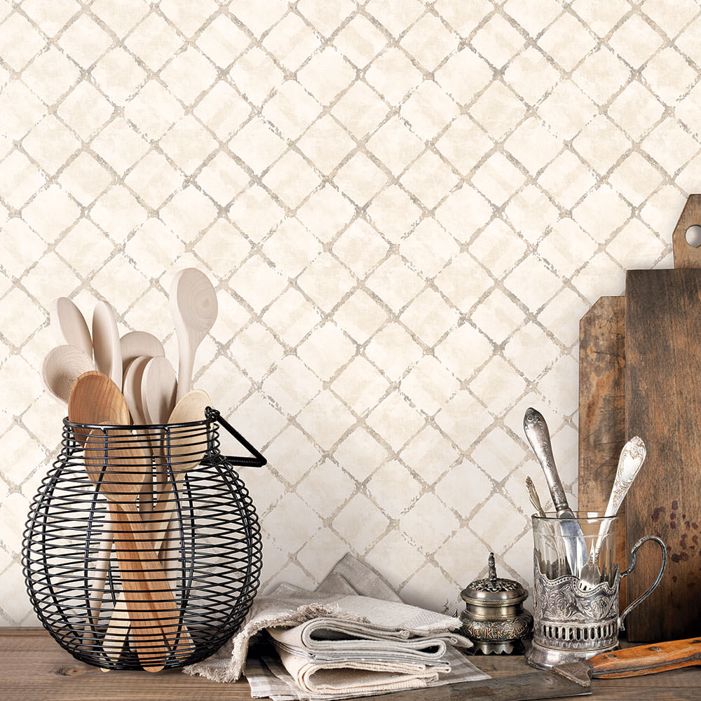 Chicken Wire Wallpaper