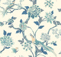teal gold lime pastel sage cream birds branches leaf leaves flowers floral butterfly butterflies