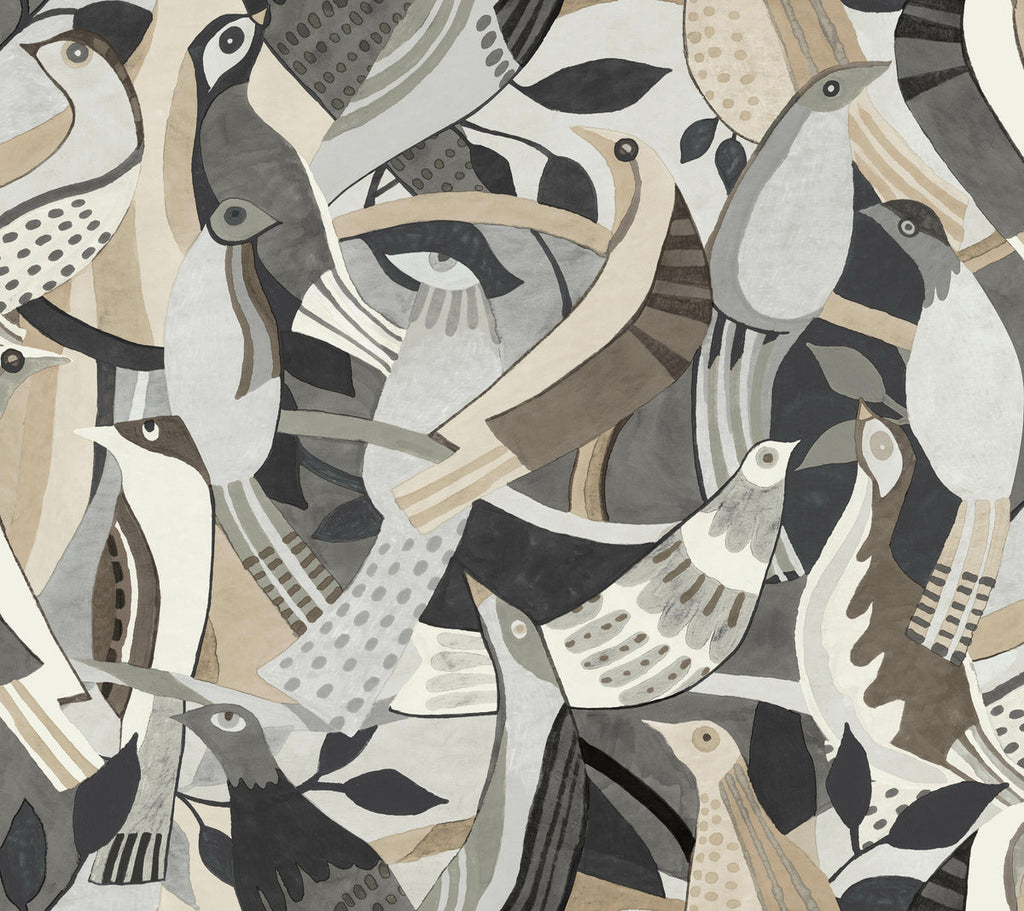 Fauvist Flock Wallpaper